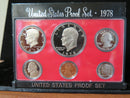 1978 Proof Set, 6 Coin Proof Set, Encased in Original Government Packaging.