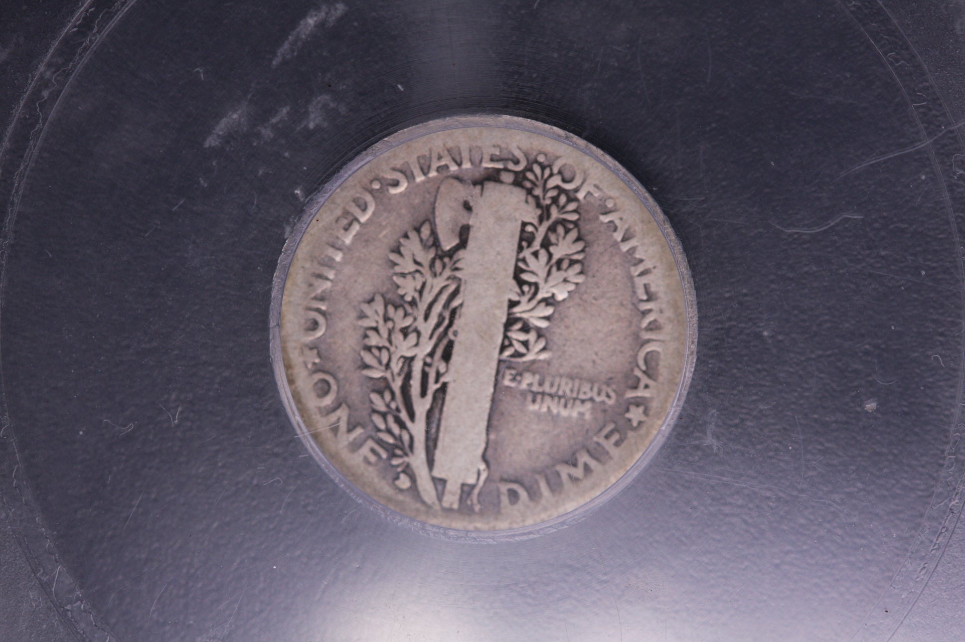 1916-D 10C Mercury Silver Dime, Key Date, ICG AG-3. Store #05522