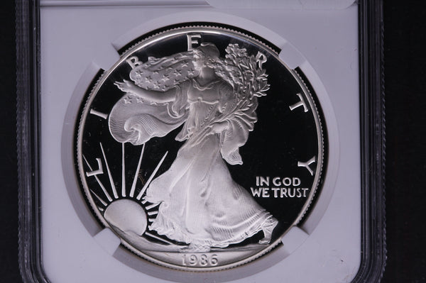 1986-S Silver Eagle $1. NGC PF69 Ultra Cameo.  Store #03465