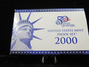 2000 Proof Set, 9 Coin Proof Set, Encased in Original Government Packaging.