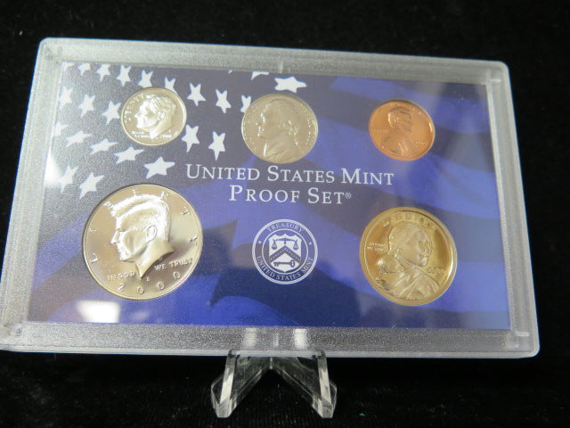 2000 Proof Set, 9 Coin Proof Set, Encased in Original Government Packaging.
