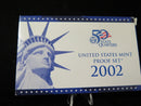 2002 Proof Set, 10 Coin Proof Set, Encased in Original Government Packaging.