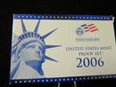 2006 Proof Set, 10 Coin Proof Set, Encased in Original Government Packaging.