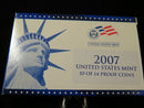 2007 Proof Set, 14 Coin Proof Set, Encased in Original Government Packaging.