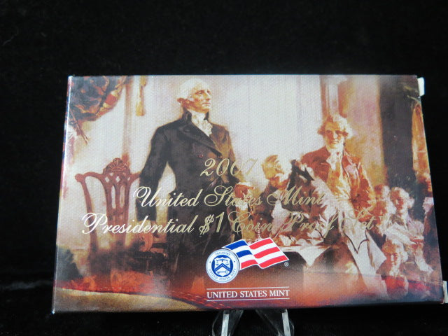 2007 Proof Set, 14 Coin Proof Set, Encased in Original Government Packaging.