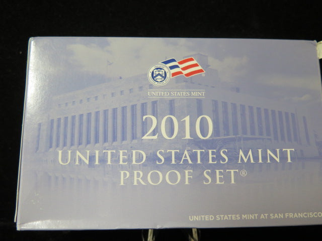 2010 Proof Set, 14 Coin Proof Set, Encased in Original Government Packaging.