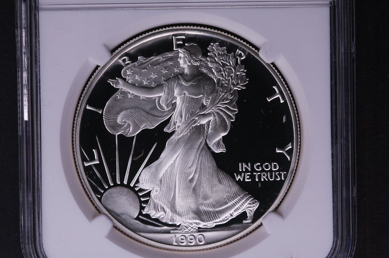 1990-S Silver Eagle $1. NGC Graded PF-69 Ultra Cameo.  Store