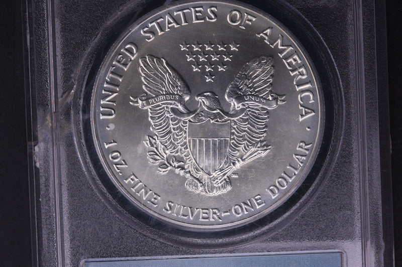 1991 Silver Eagle $1. PCGS GEM UNC WTC Ground Zero Recovery. Store