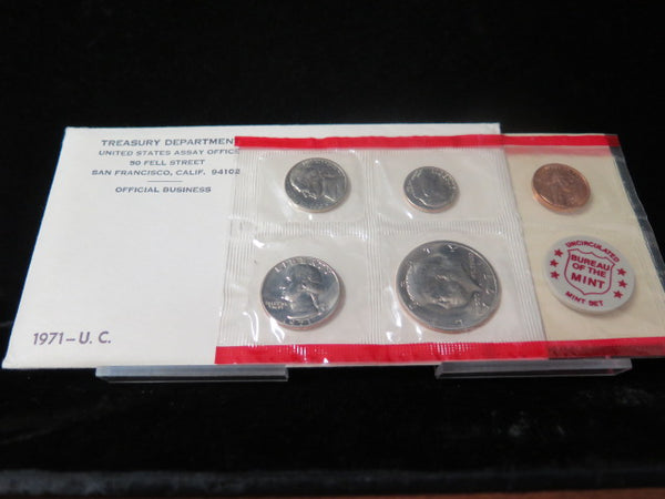 1971 United States Un-Circulated 11-Coin Mint Set