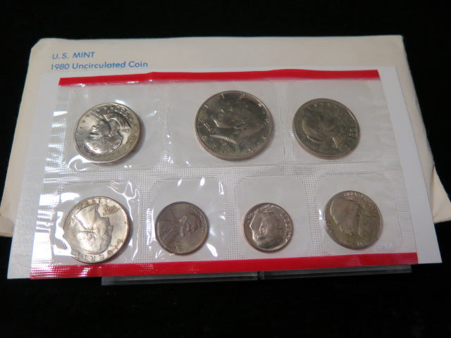 1980 United States Un-Circulated 13-Coin Mint Set