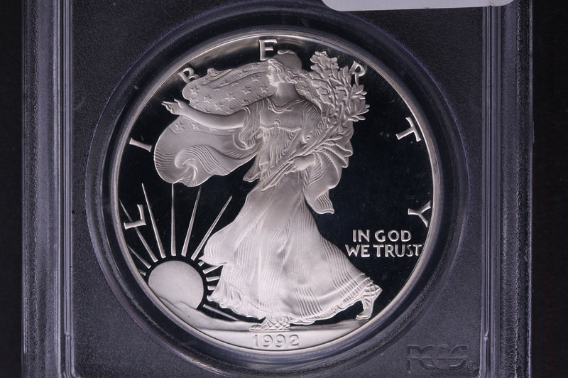 1992-S Silver Eagle $1. PCGS Graded PR-70 DCAM. Store