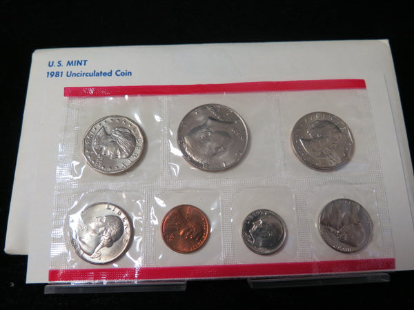 1981 United States Un-Circulated 13-Coin Mint Set