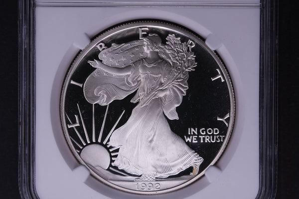 1992-S Silver Eagle $1. NGC Graded PF-69 Ultra Cameo. Store #03507