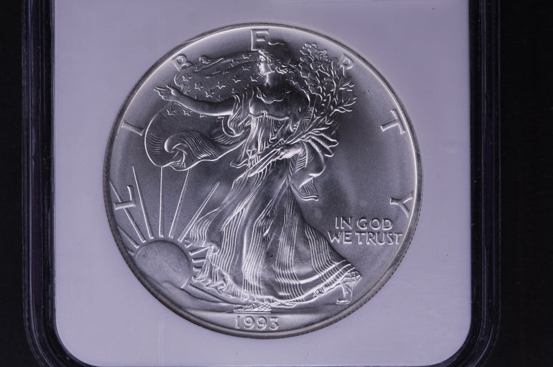 1993 Silver Eagle $1. NGC Graded MS-69 Un-Circulated. Store