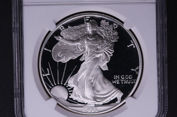 1993-P Silver Eagle $1. NGC Graded PF-69 Ultra Cameo. Store #03510