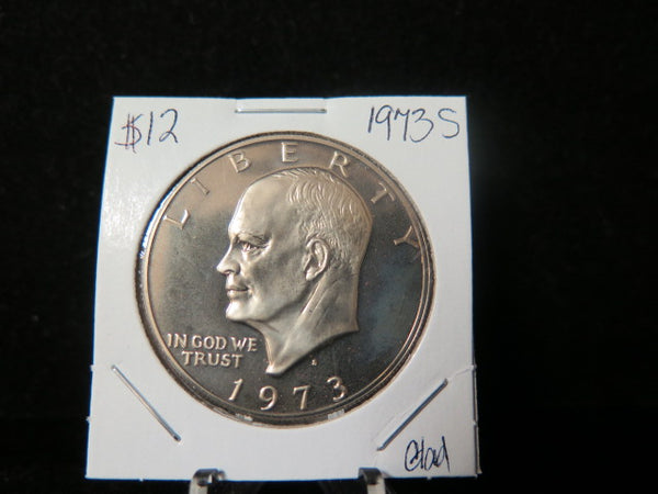 1973-S Eisenhower Dollar. Un-Circulated Condition.  Removed from a U.S. Mint Set.