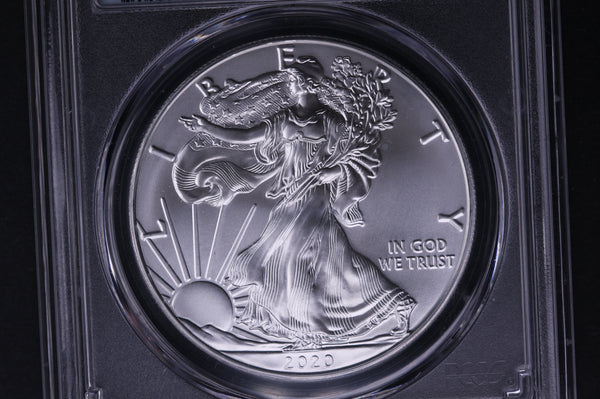 2020 American Silver Eagle. Gem UN-Circulated. PCGS MS-70. #05524