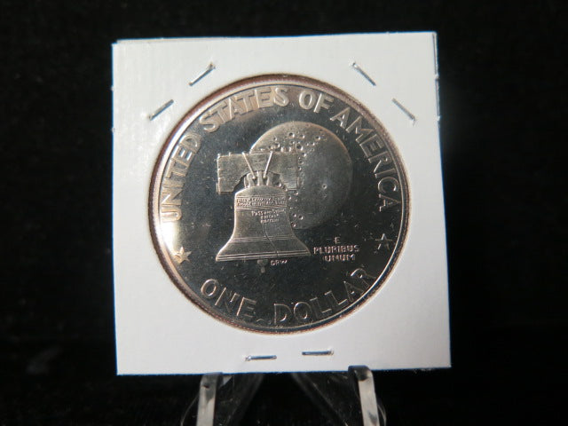 1976-S Eisenhower Dollar, Type 1. UN-Circulated, Removed From a U.S. Mint Set.