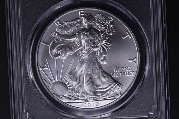2020 American Silver Eagle. Gem UN-Circulated. PCGS MS-70. #05525