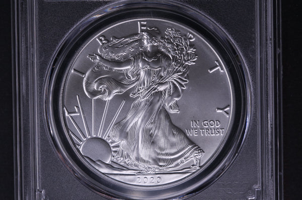 2020 American Silver Eagle. Gem UN-Circulated. PCGS MS-70. #05526