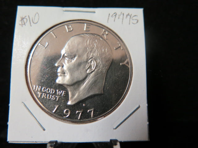 1977-S Eisenhower Dollar. UN-Circulated, Removed From a U.S. Mint Set.
