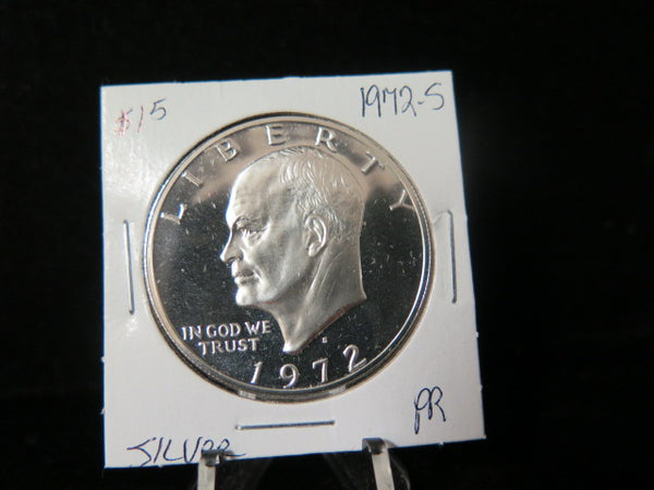 1972-S Eisenhower Dollar, Silver Proof. Un-Circulated Condition.