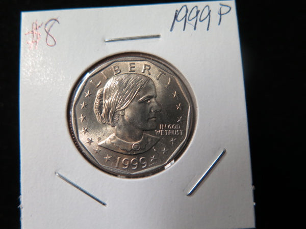 1999-P Susan B. Anthony Dollar. Un-Circulated Coin.