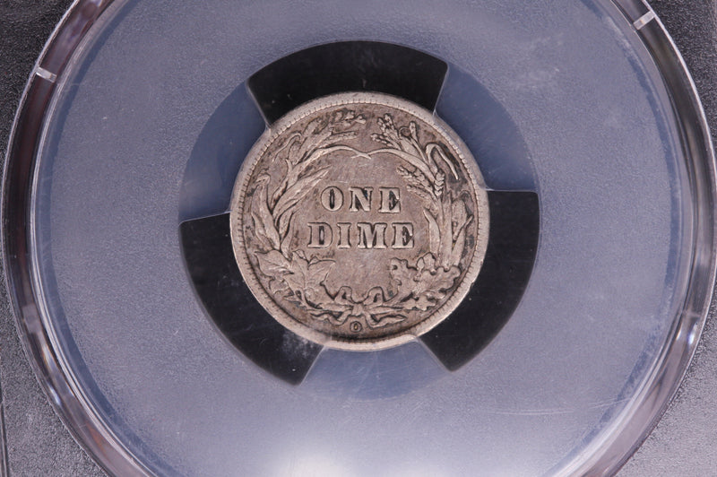 1905-O Barber Silver Dime, "MICRO O", Hard Find, PCGS VF-30, Store