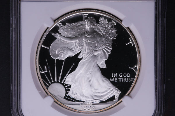 1994-P Silver Eagle $1. NGC Graded PF-69 Ultra Cameo. Store #03523