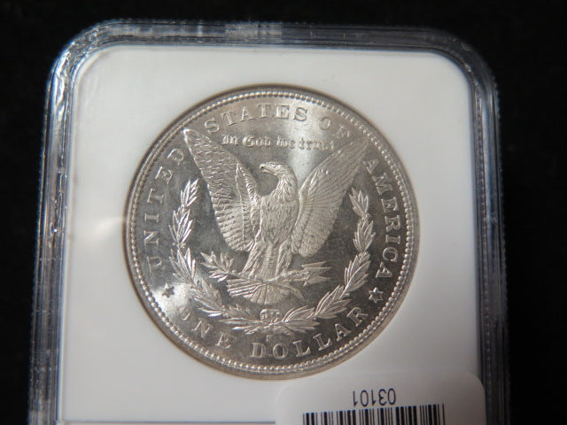 1880-S Morgan Silver Dollar, NGC Graded MS 64.  Store #03101
