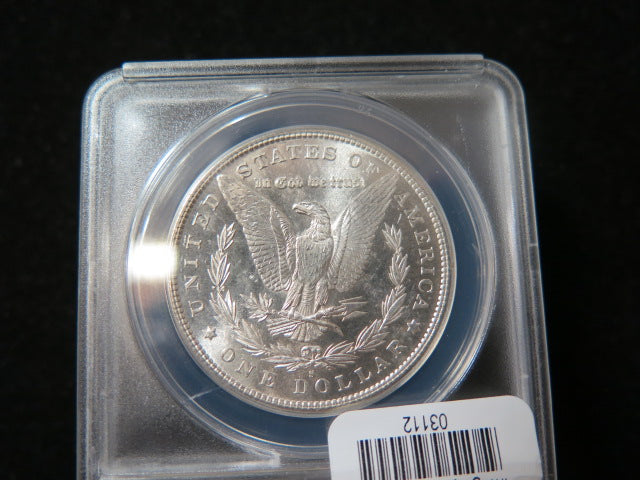 1881-S Morgan Silver Dollar, ANACS Graded MS 63 UNC.  Store