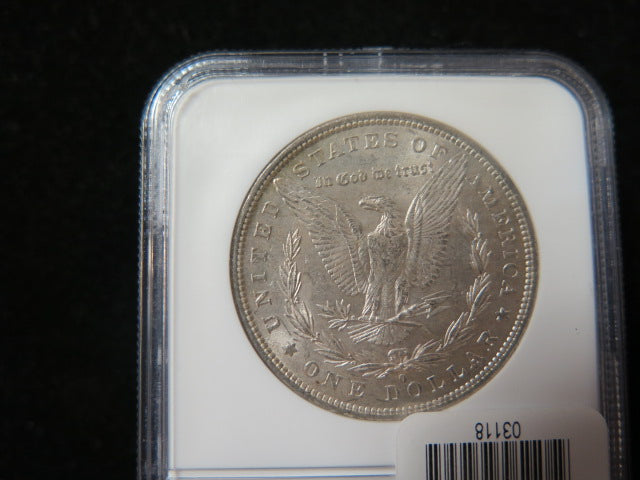 1882-O Morgan Silver Dollar, NGC Graded AU 59 About UNC.  Store