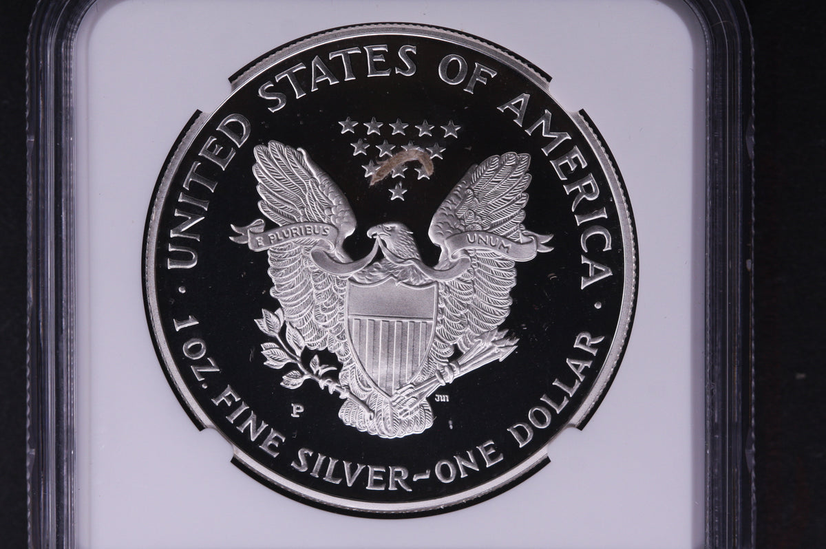 イーグル銀貨　1996 P Eagle $1 PF 69 ULTRA CAMEO 1996-P Silver Eagle $1. NGC Graded PF-69 Ultra Cameo. Store