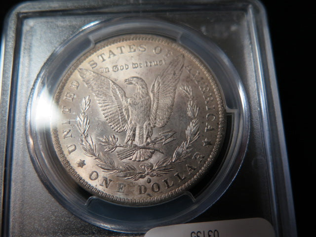 1884-O Morgan Silver Dollar, PCGS Graded MS 63 UNC.  Store