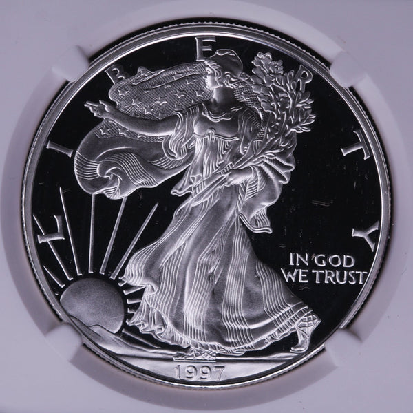 1997-P Silver Eagle $1. NGC Graded PF-69 Ultra Cameo. Store #AE0054