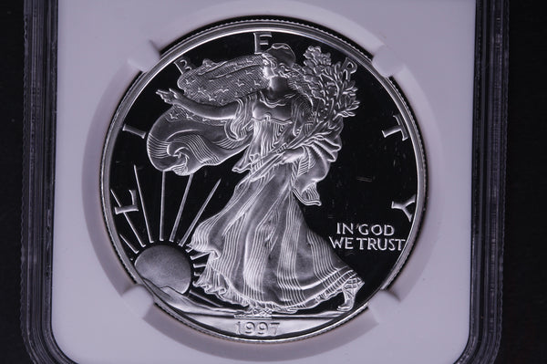 1997-P Silver Eagle $1. NGC Graded PF-69 Ultra Cameo. Store #03556