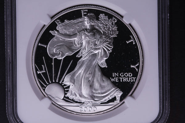 2000-P Silver Eagle $1. NGC Graded PF-69 Ultra Cameo. Store #03573
