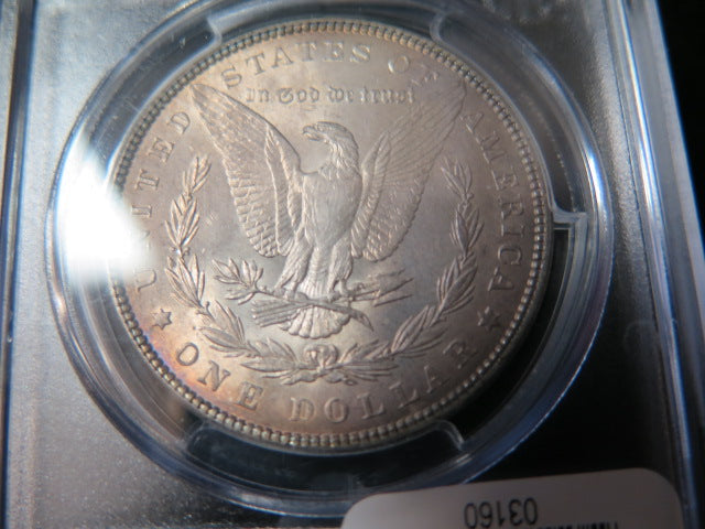 1887 Morgan Silver Dollar, PCGS Graded MS 63.  Store