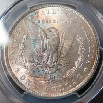 1887 Morgan Silver Dollar, PCGS Graded MS 63, Uncirculated Coin, Store #DR0585.