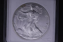 2001 Silver Eagle $1. WTC Ground Zero Recovered. Store