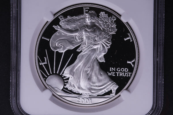 2001-W Silver Eagle $1. NGC Graded PF-69 Ultra Cameo. Store #03584