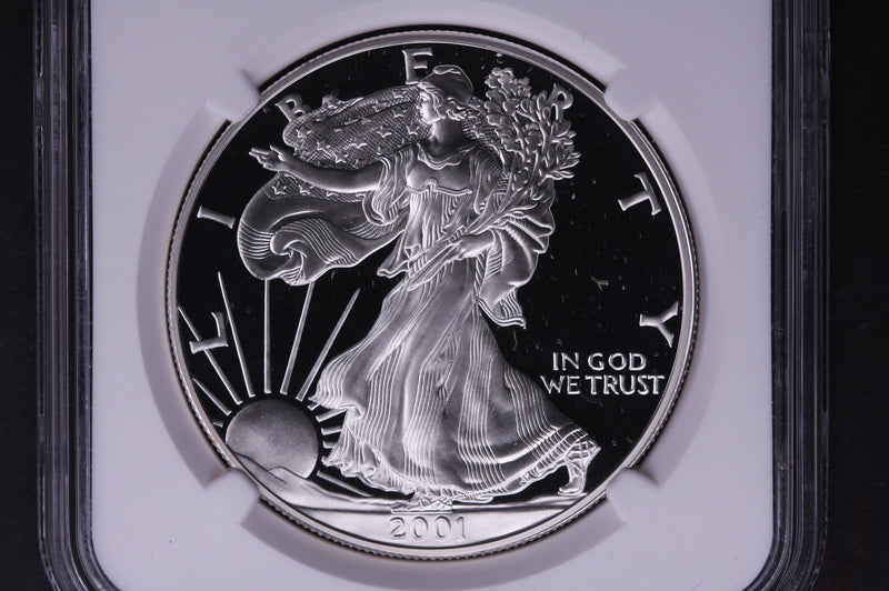 2001-W Silver Eagle $1. NGC Graded PF-69 Ultra Cameo. Store