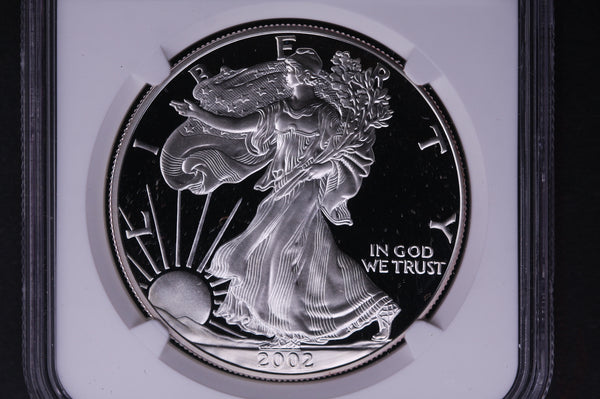 2002-W Silver Eagle $1. NGC Graded PF-69 Ultra Cameo. Store #03589