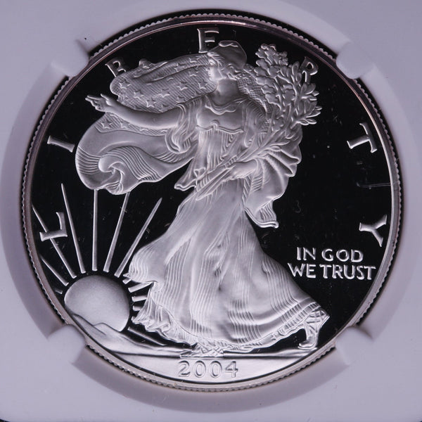 2004-W Silver Eagle $1. NGC Graded PF-69 Ultra Cameo. Store #03604