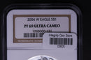 2004-W Silver Eagle $1. NGC Graded PF-69 Ultra Cameo. Store