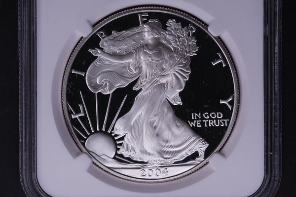 2004-W Silver Eagle $1. NGC Graded PF-69 Ultra Cameo. Store #03608