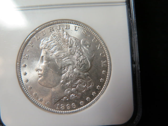 1896 Morgan Silver Dollar, NGC Graded MS 64 UNC.  Store
