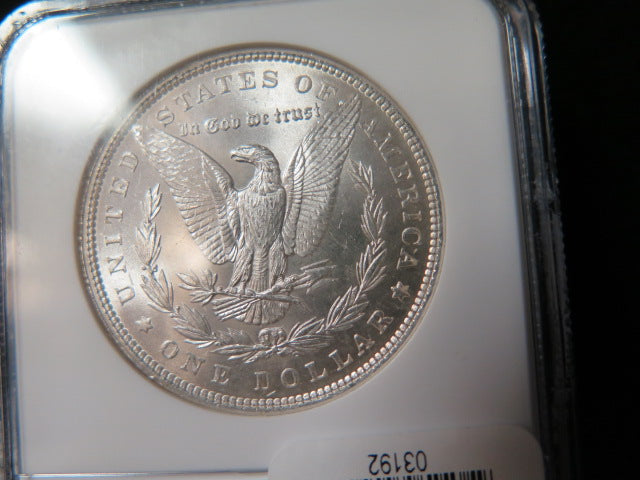 1896 Morgan Silver Dollar, NGC Graded MS 64 UNC.  Store #03192