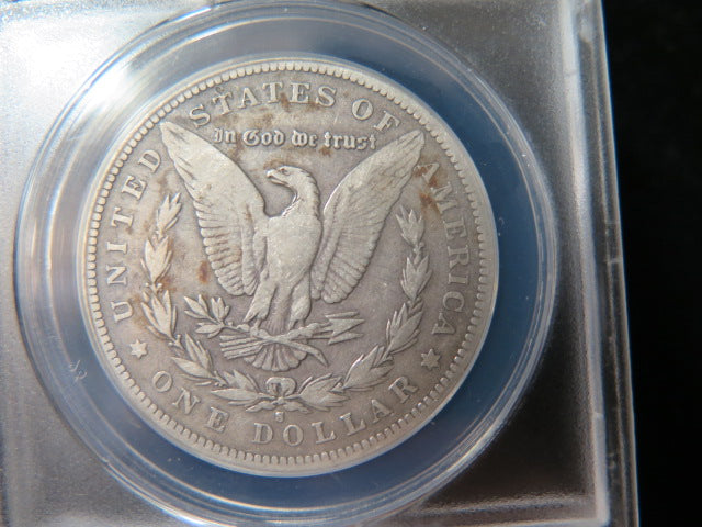 1896-S Morgan Silver Dollar, ANACS Graded VG 10.  Store #03196