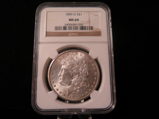 1899-O Morgan Silver Dollar, NGC Graded MS 64 UNC.  Store
